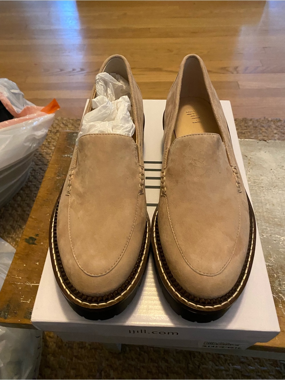 NWOT j Jill loafers size 7.5 - tan